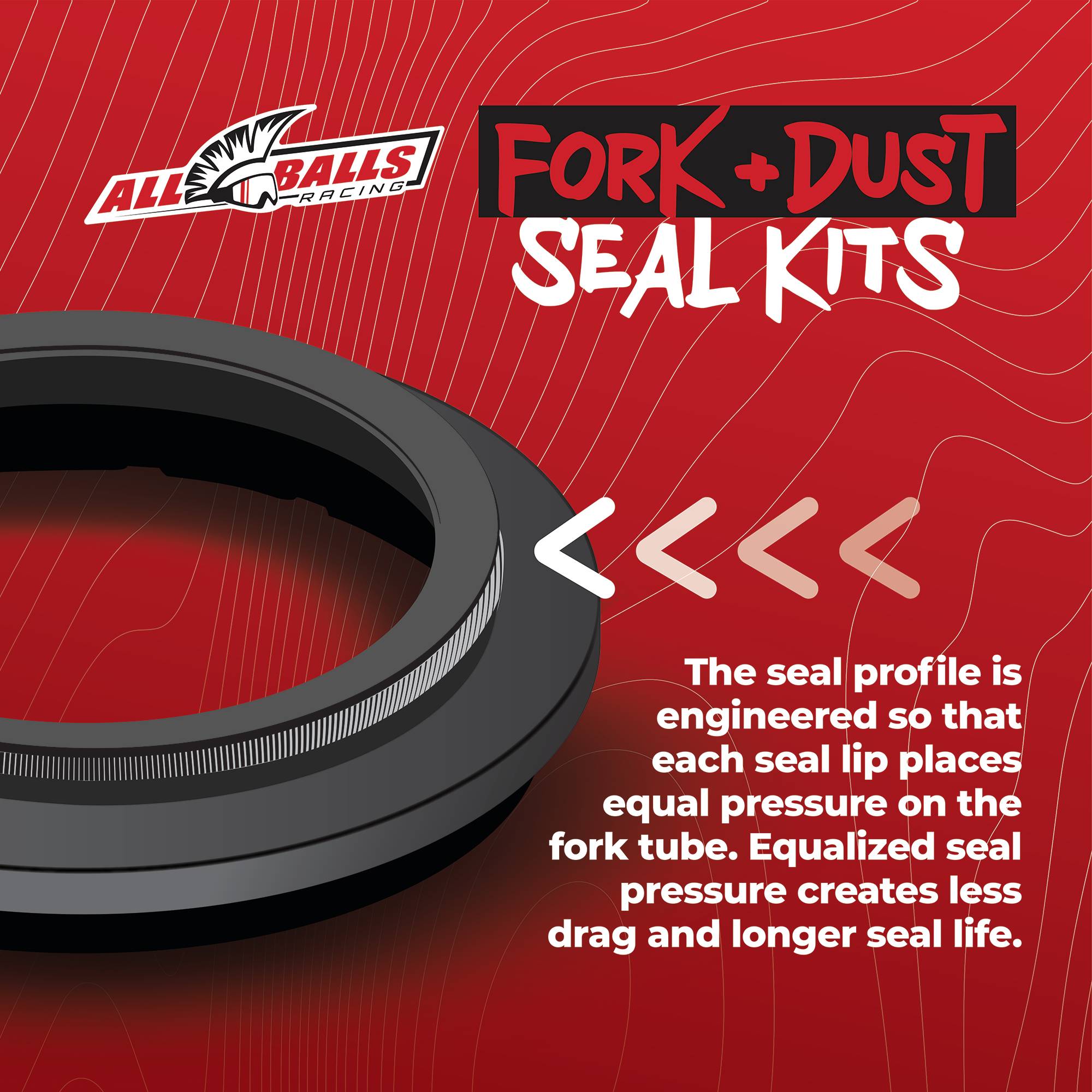 All Balls 56-115 Fork and Dust Seal Kit For Kawasaki ZX550 GPZ 84