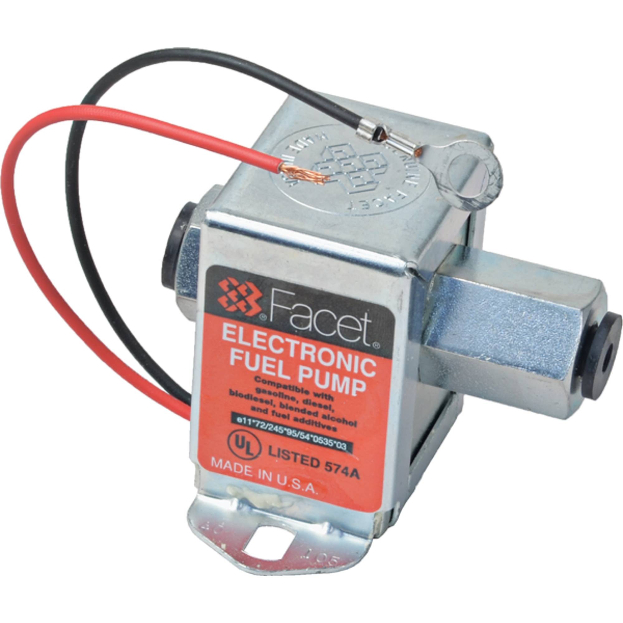 Facet Solid State Fuel Pump for 34.5PSI, 12" /30.48cm Min Dry Lift