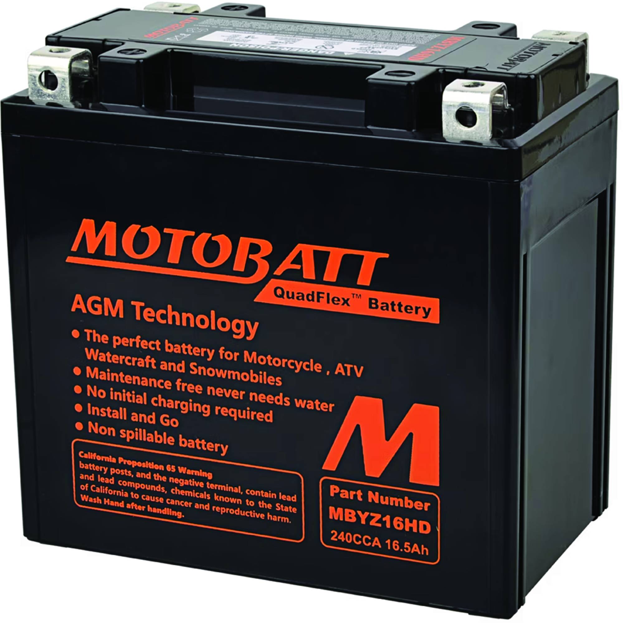 Motobatt Battery for Kawasaki ZX1100-D Ninja ZX-11(CN) 1100cc 93