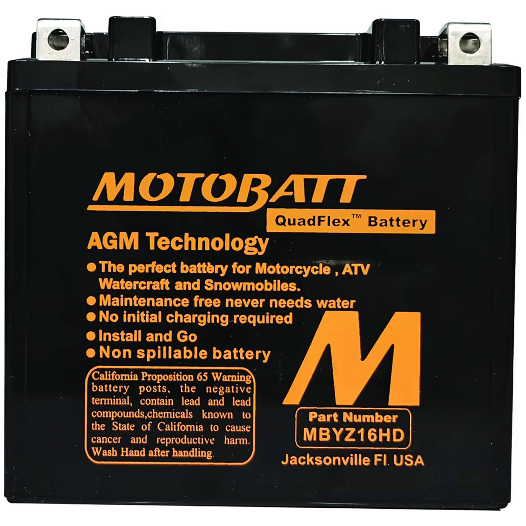 Motobatt Battery for Kawasaki ZX1100-D Ninja ZX-11(CN) 1100cc 93