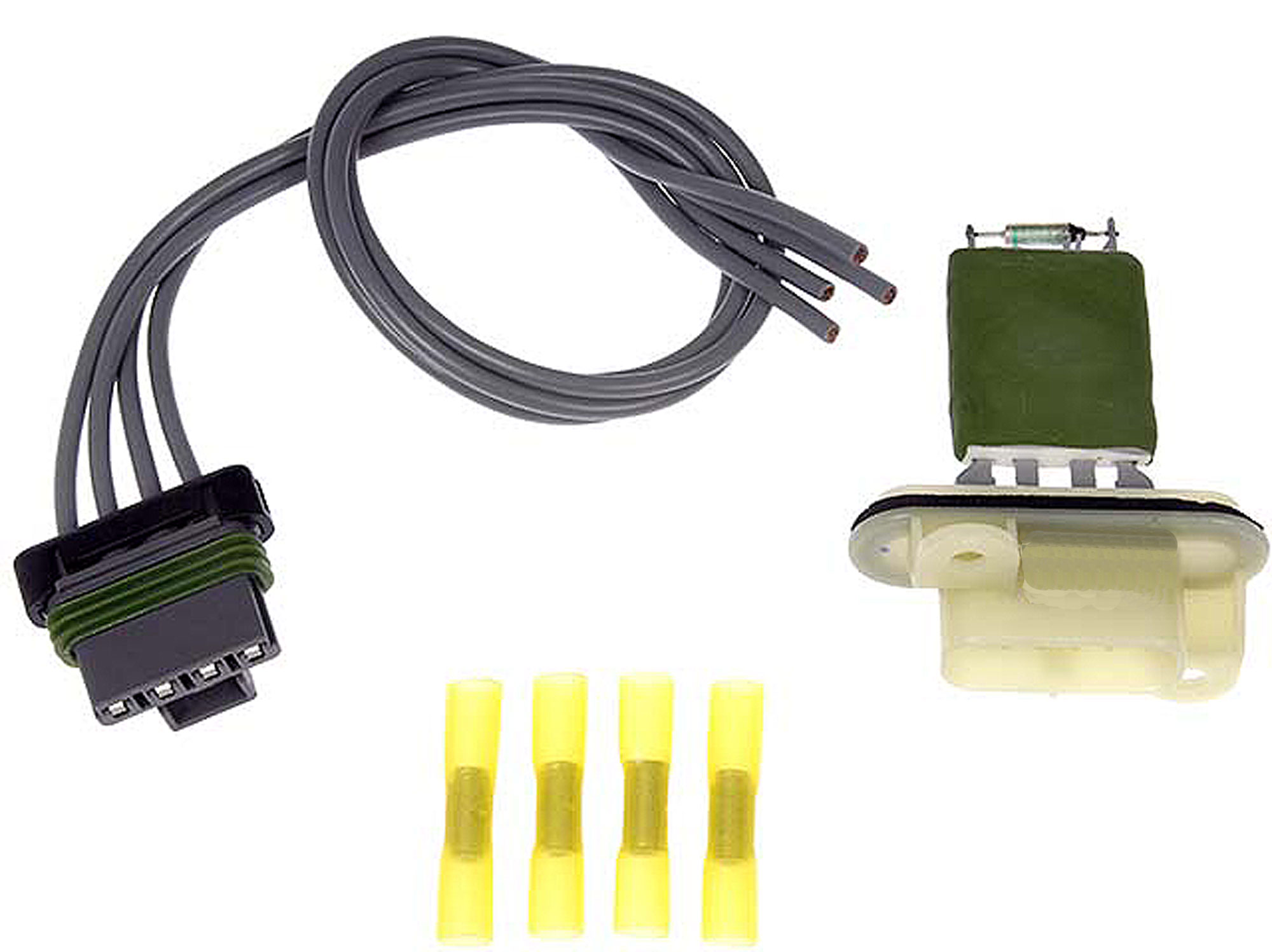 Brand New Blower Motor Switch Resistor Kit w/ Wiring Harness Pigtail Connector Fits 2004-2008 Chevrolet Colorado Fits 2003-2006 Chevrolet SSR