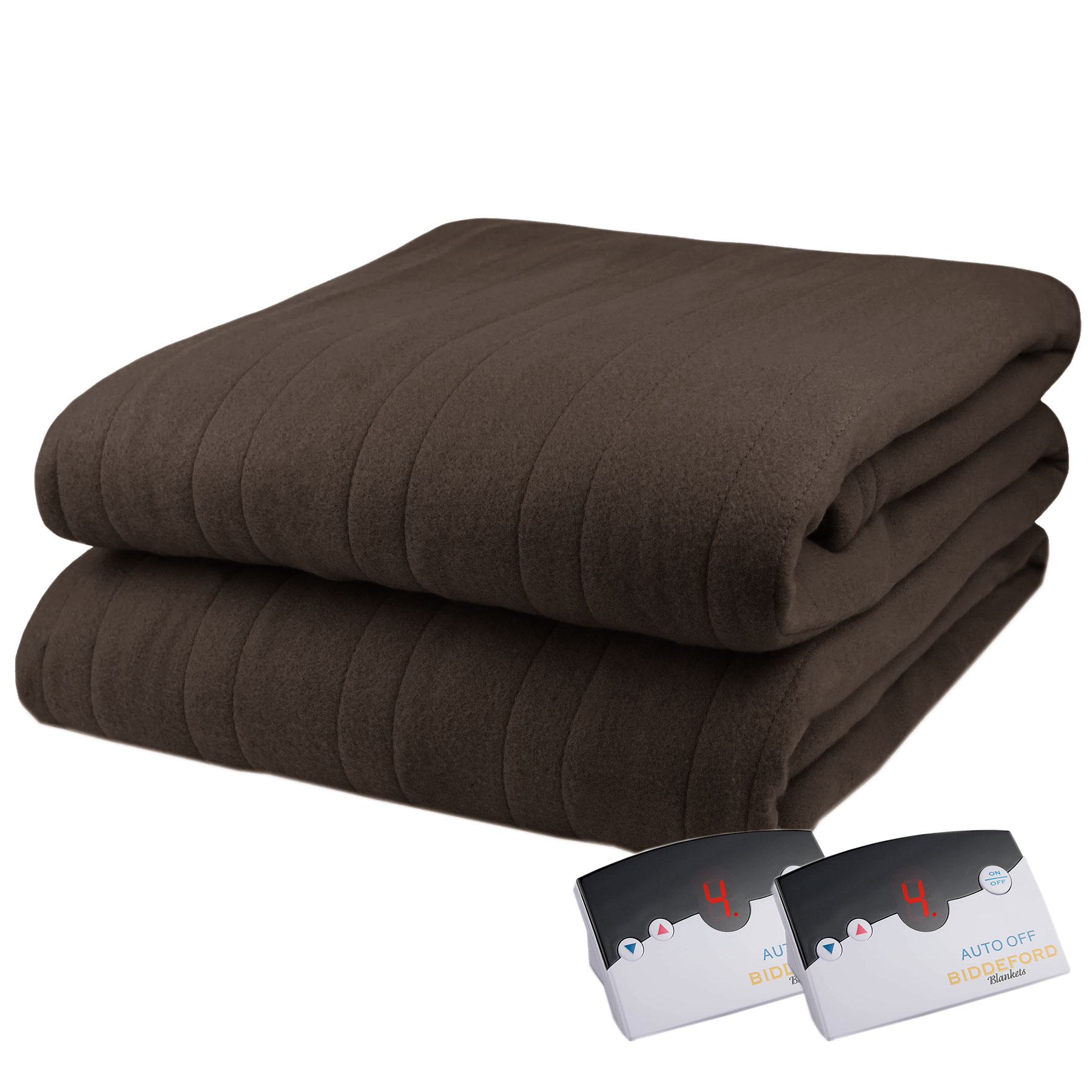 Pure Warmth Comfort Knit Heated Electric Blanket King Chocolate eBay