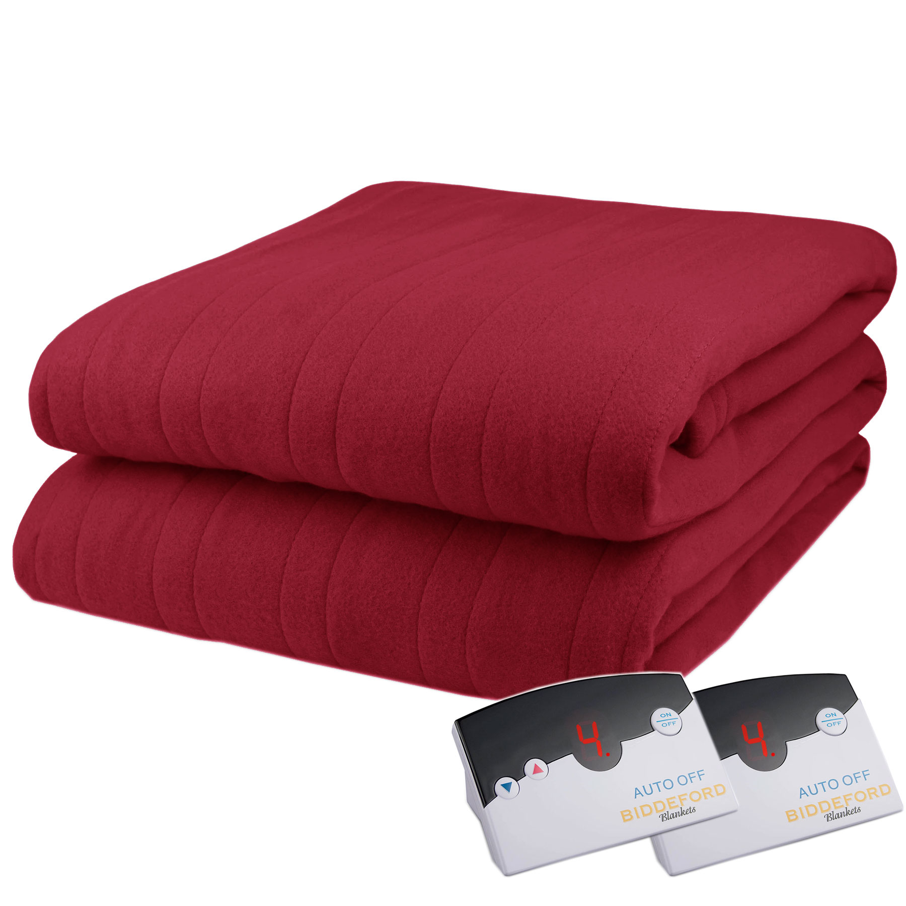 Pure Warmth 10049051RM302 Comfort Knit King Electric Heated Blanket