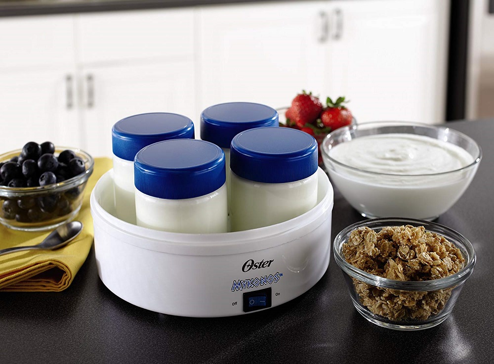 Oster CKSTYM1001 Mykonos Greek Manual Yogurt Maker, 1Quart, White eBay