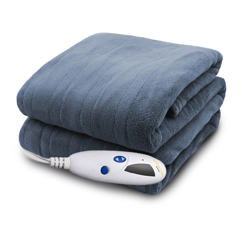 Biddeford Microplush Electric Heated Warming Throw Blanket Digital eBay