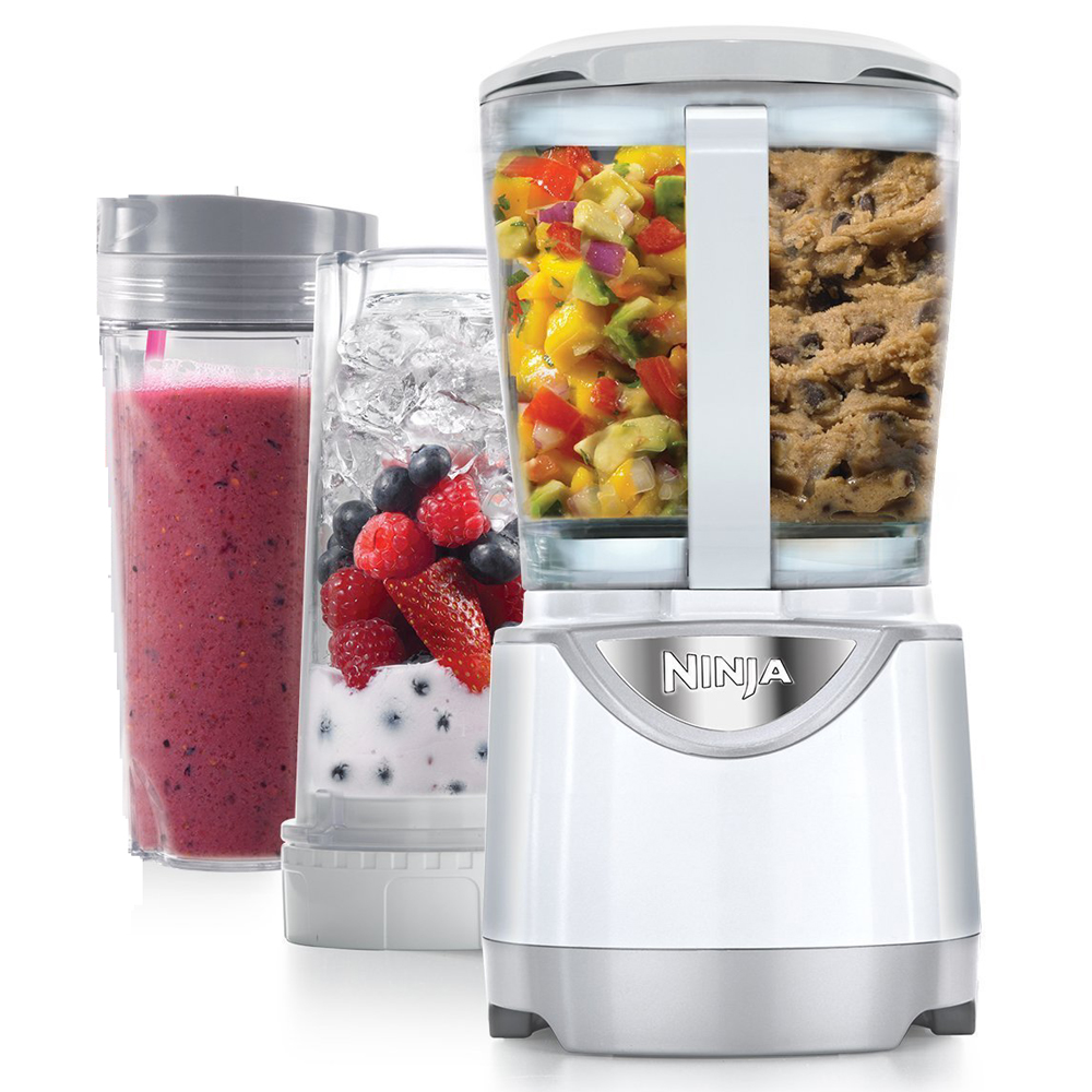 Ninja BL204 Pulse Blender with 2 single serve blend cups and 48oz pitcher, White 622356531474 eBay