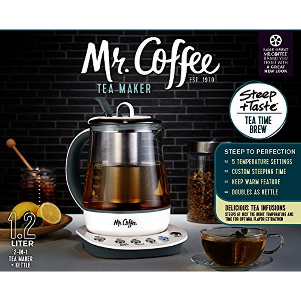 Mr. Coffee BVMCHTK100 1.2 L Hot Tea Maker and Kettle White eBay