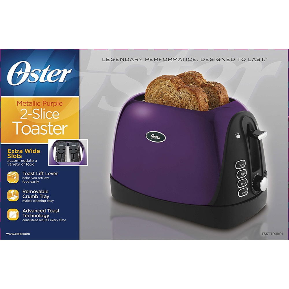 Oster TSSTTRJBP1NP Jelly Bean 2Slice Toaster Purple eBay