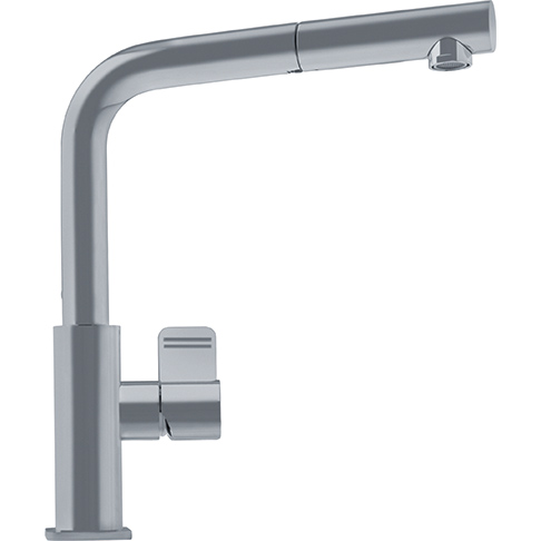 Franke FFPS1180 Kitchen Faucet with Dual-Jet Pull-Out Spray Function Satin Nickel