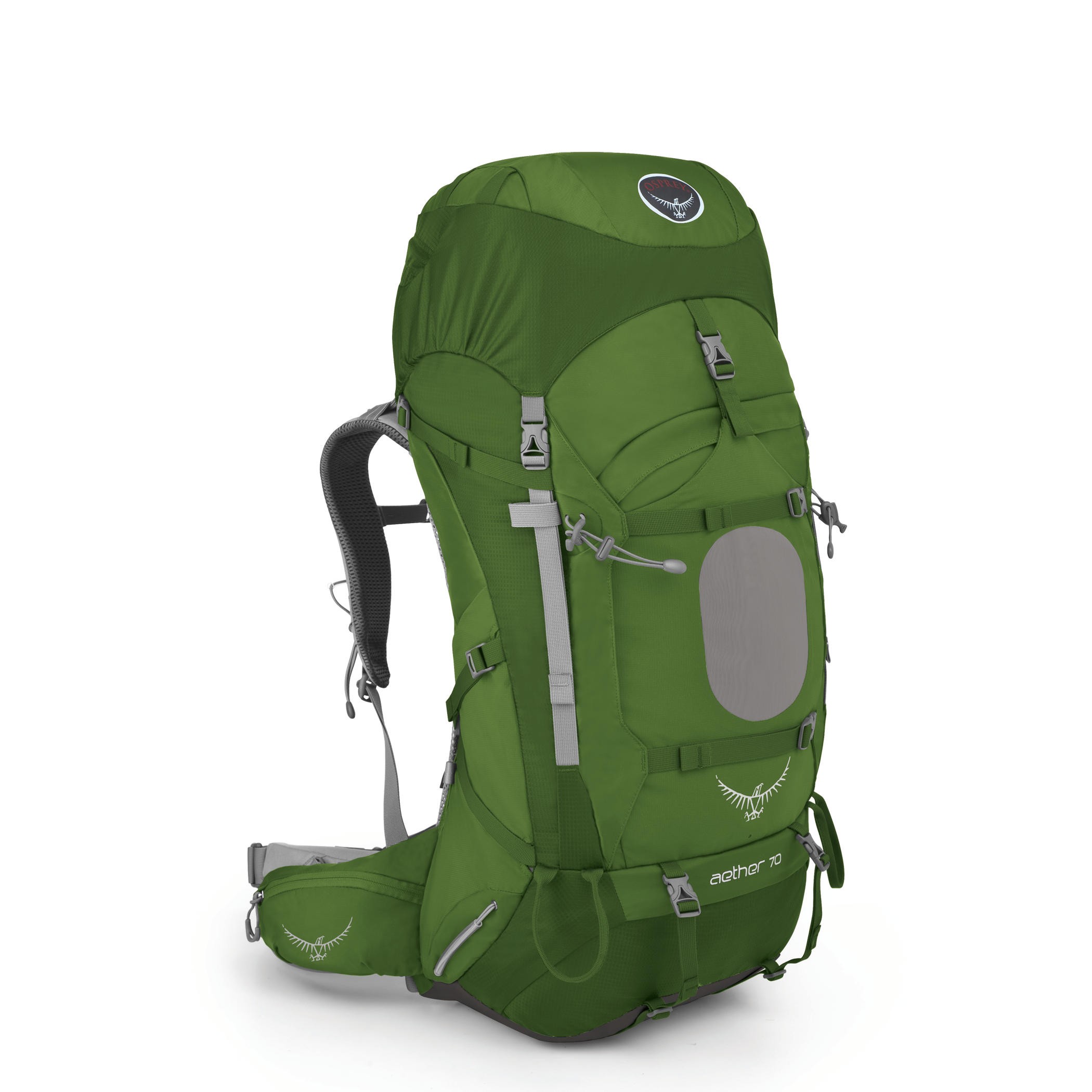 osprey aether 70 backpack mens bonsai green large new
