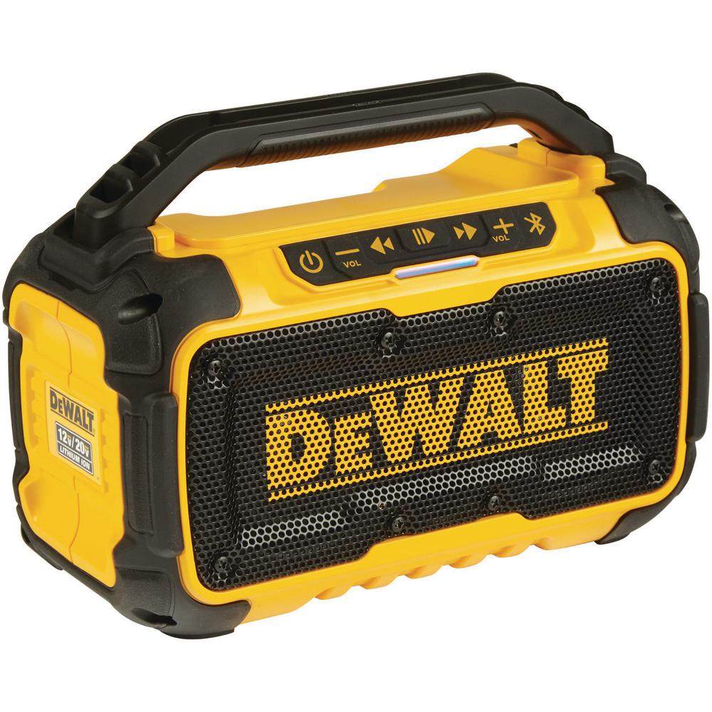 DEWALT DCR010R 12V/20V MAX Bluetooth Corded/Cordless Jobsite Speaker