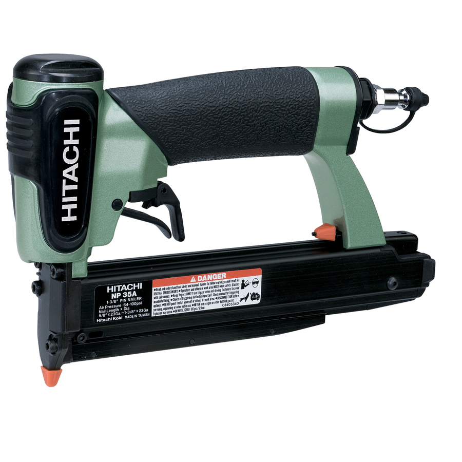 HITACHI NP35A 13/8" 23 Gauge Roundhead Pin Pneumatic Air Nailer Nail