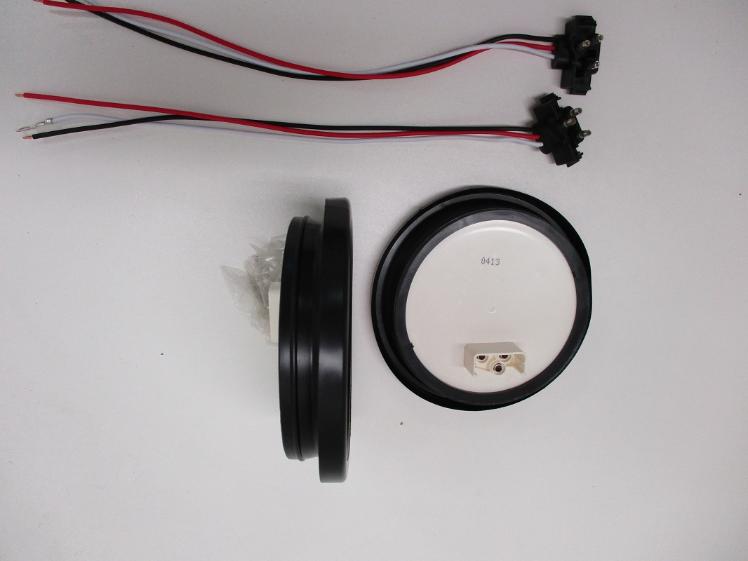 2 4 Inch Round Amber Led Trailer Truck Park Running Turn