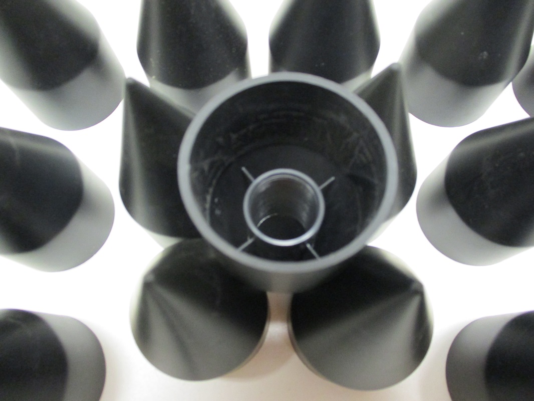 (20) Wheel Lugnut Black Plastic 33mm Thread On Spike Nut Covers Caps / 4 1/8" eBay