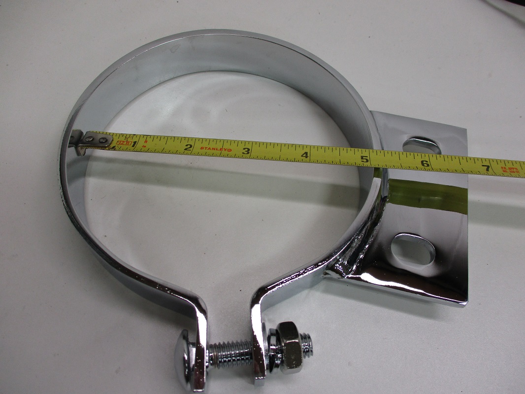 Peterbilt 5" Exhaust Clamp / Chrome Steel Stack 5" Pipe Clamp Mount eBay