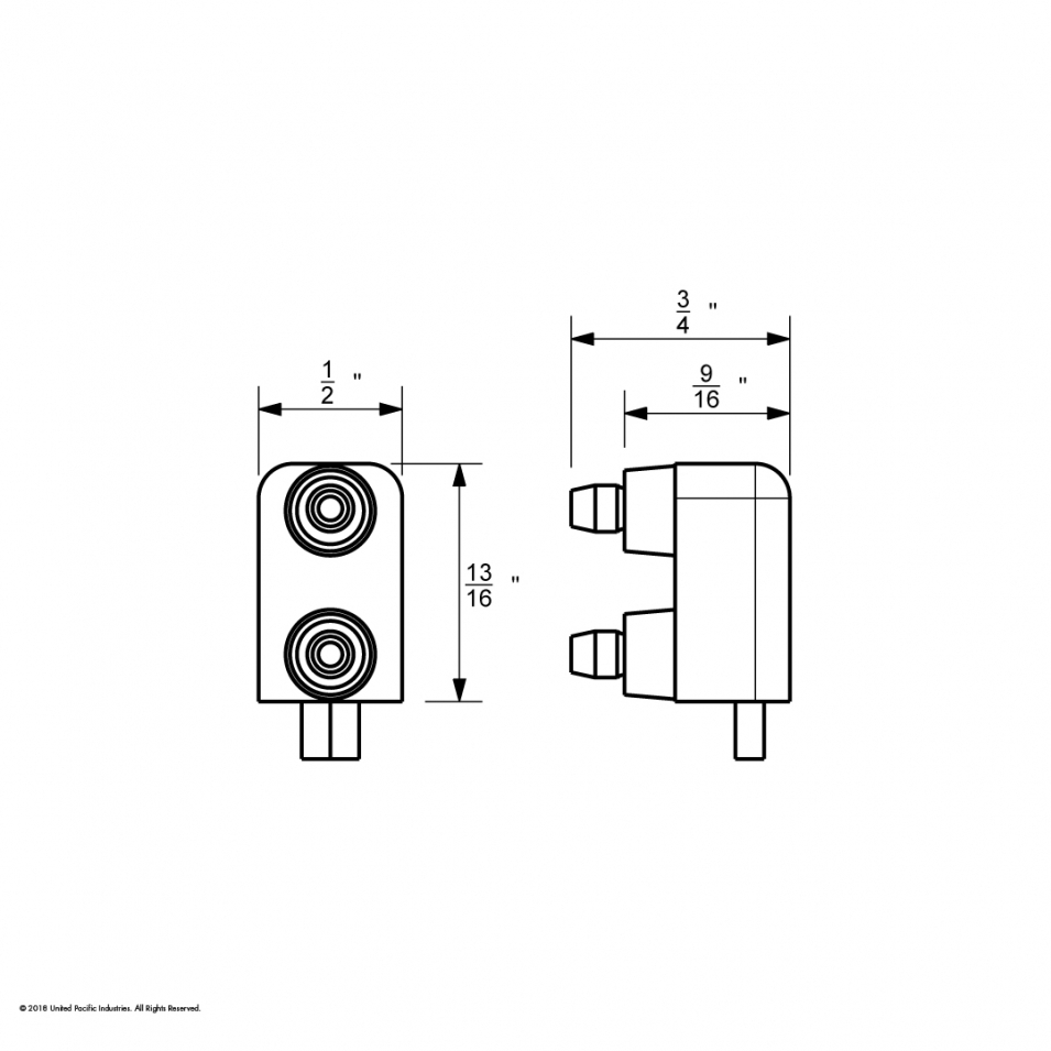(1) Wire Plugs For Truck Trailer LED Side Marker Clearance ...