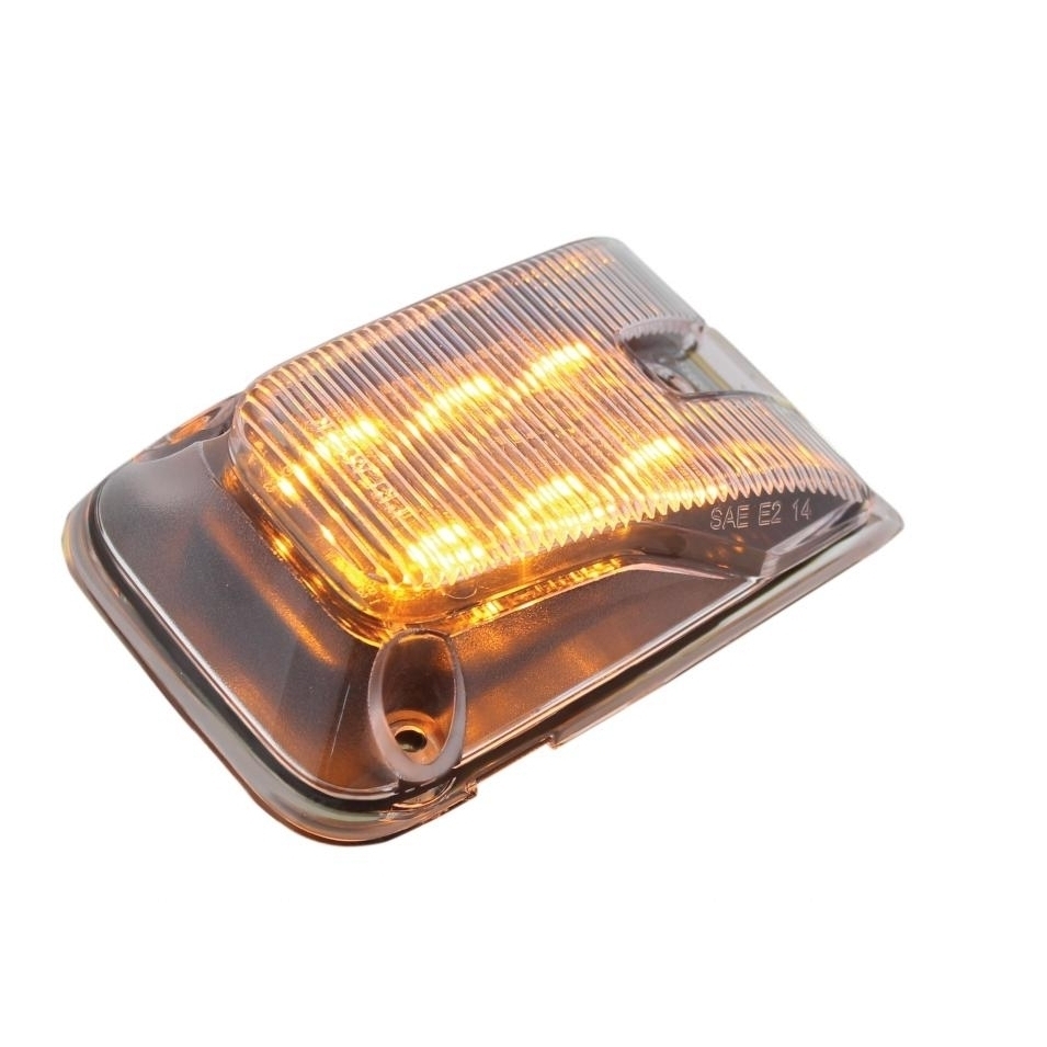 Volvo LED Side Marker Indicator Light Clear Lens Amber LED's VNL Semi
