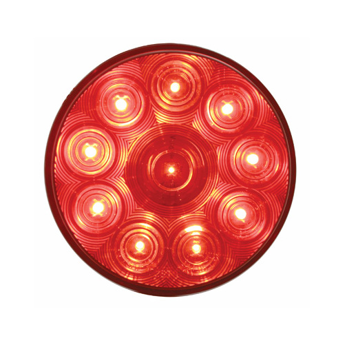 Red 10 Led 4 U0026quot Round Trailer Truck Stop Turn Brake Tail