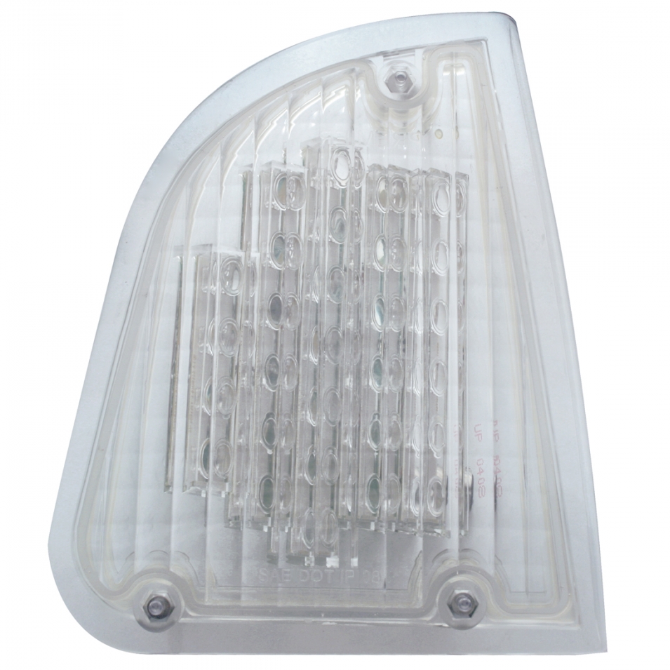 Kenworth T600 LED Turn Signal Lights / Amber LED Clear Lens /Pair Left