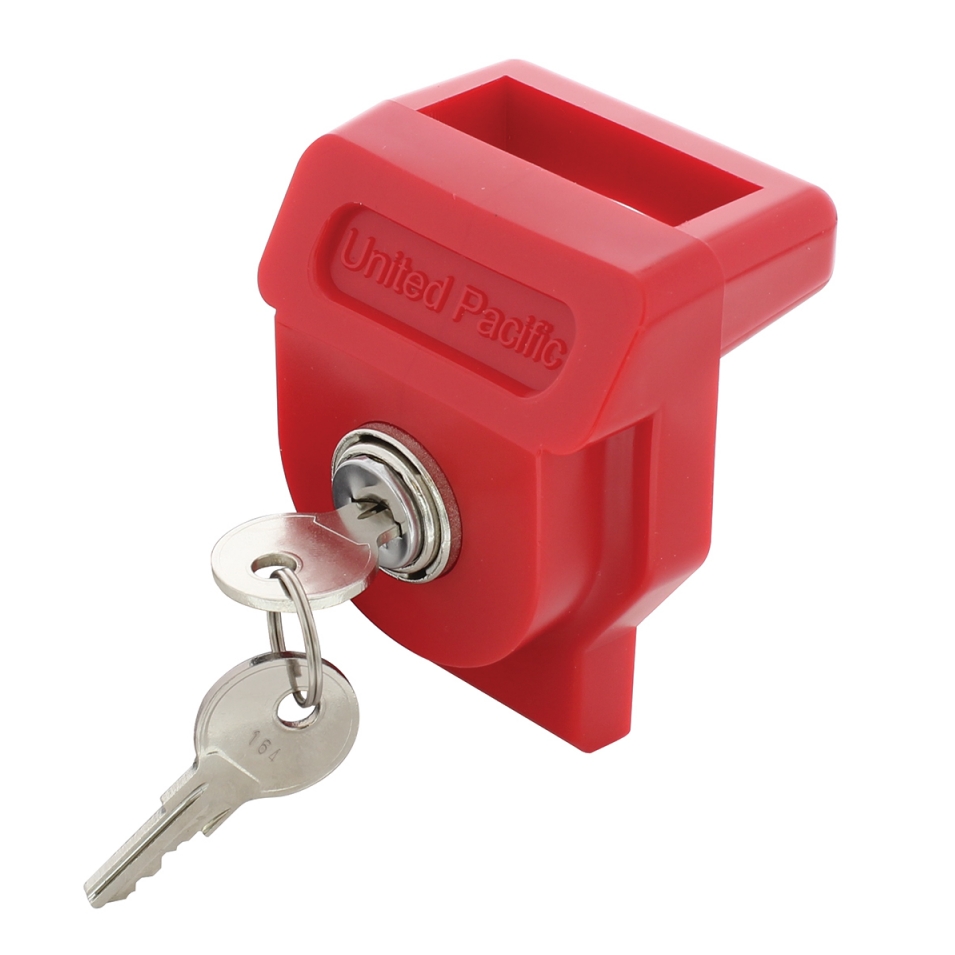 Red Universal Glad Hand Lock With Two Keys. Keyed Alike eBay