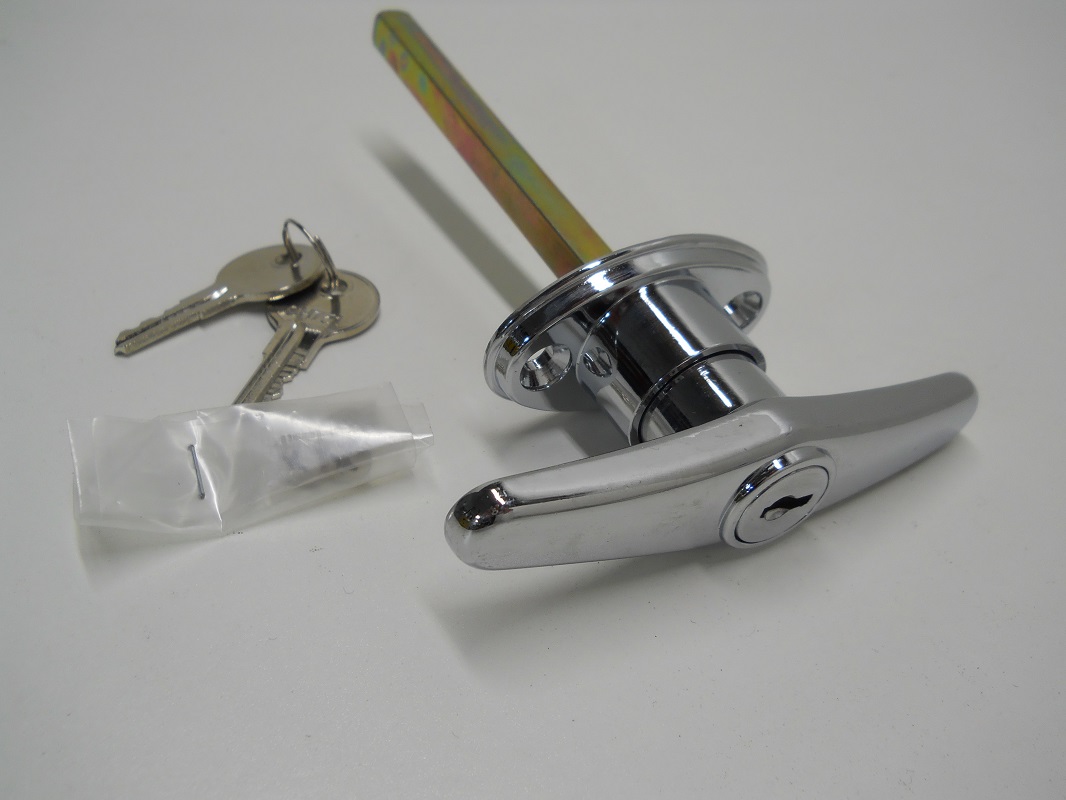 JR Products Truck Cap Cover Shell Topper Window L-Handle Lock Kit//Chrome//Single Pack
