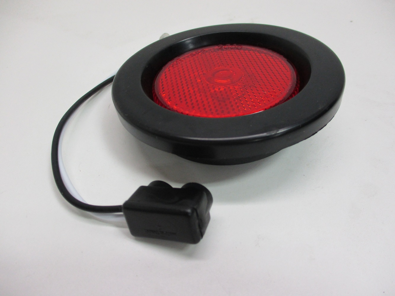 Red Incandescent 2.5" Round Truck Trailer Side Marker Clearance Light