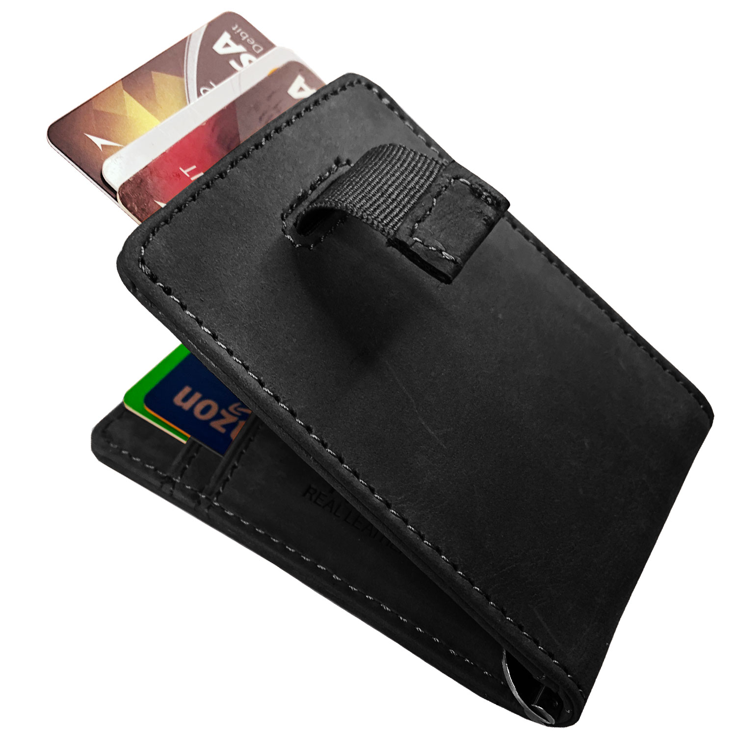 IBRO Herren schmale RFID-blockierende Geldbörse Ausweistasche zusätzliche Kapazität Geldbörse - Bild 27 von 50