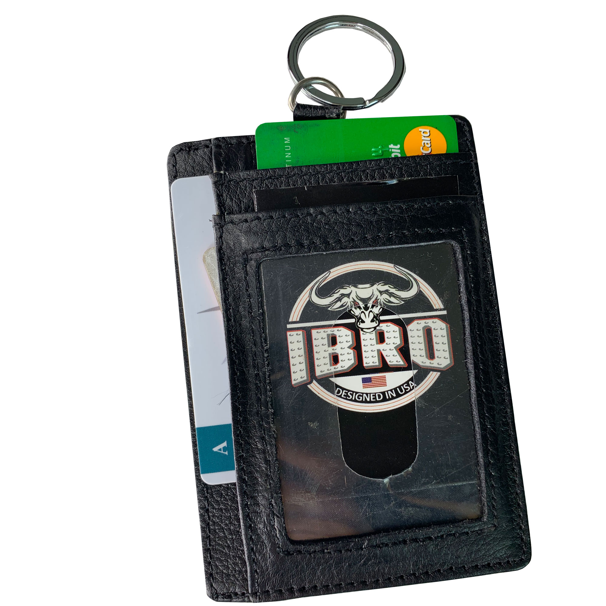 IBRO Herren schmale RFID-blockierende Geldbörse Ausweistasche zusätzliche Kapazität Geldbörse - Bild 43 von 50