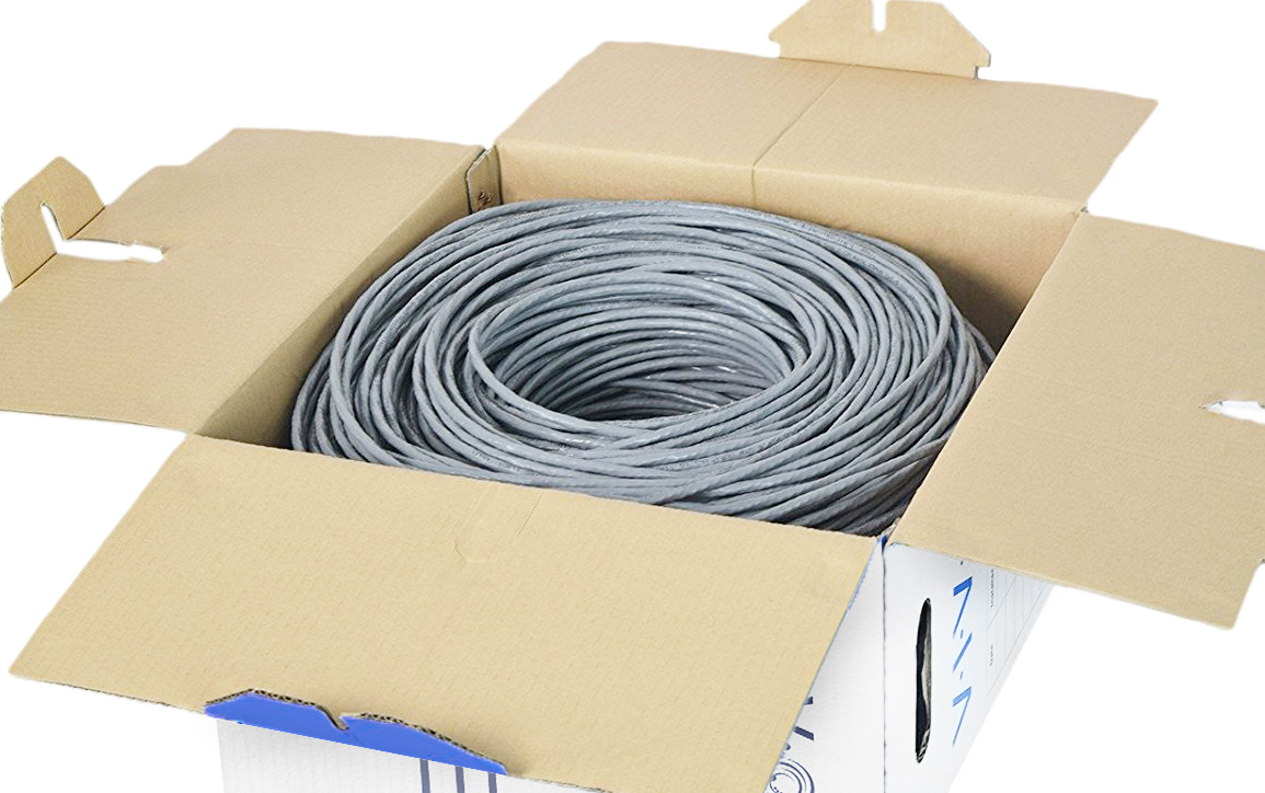 New 1,000 ft bulk Cat6 LAN Cable Wire UTP 1000ft Pull Box Cat