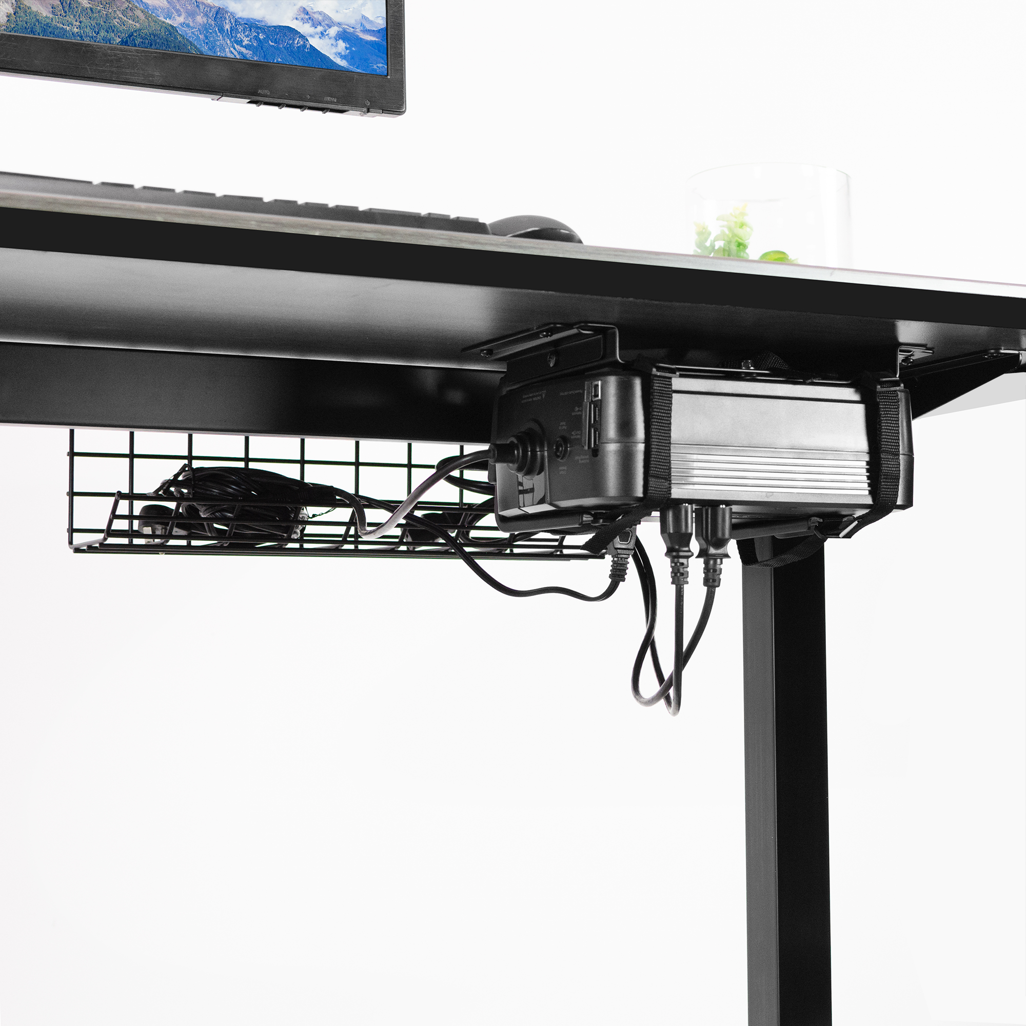Universal UnderDesk and Wall UPS Mount Uninterruptible Power Supply