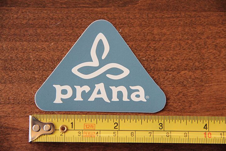PRANA Yoga Clothing STICKER Decal NEW Die Cut