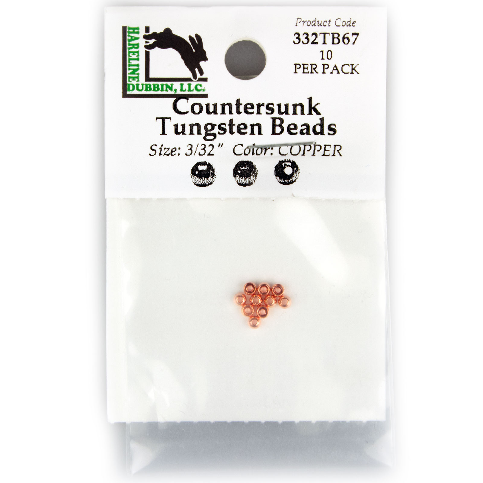Hareline Tungsten Beads Fly Tying Materials - All Varieties - Picture 3 of 4