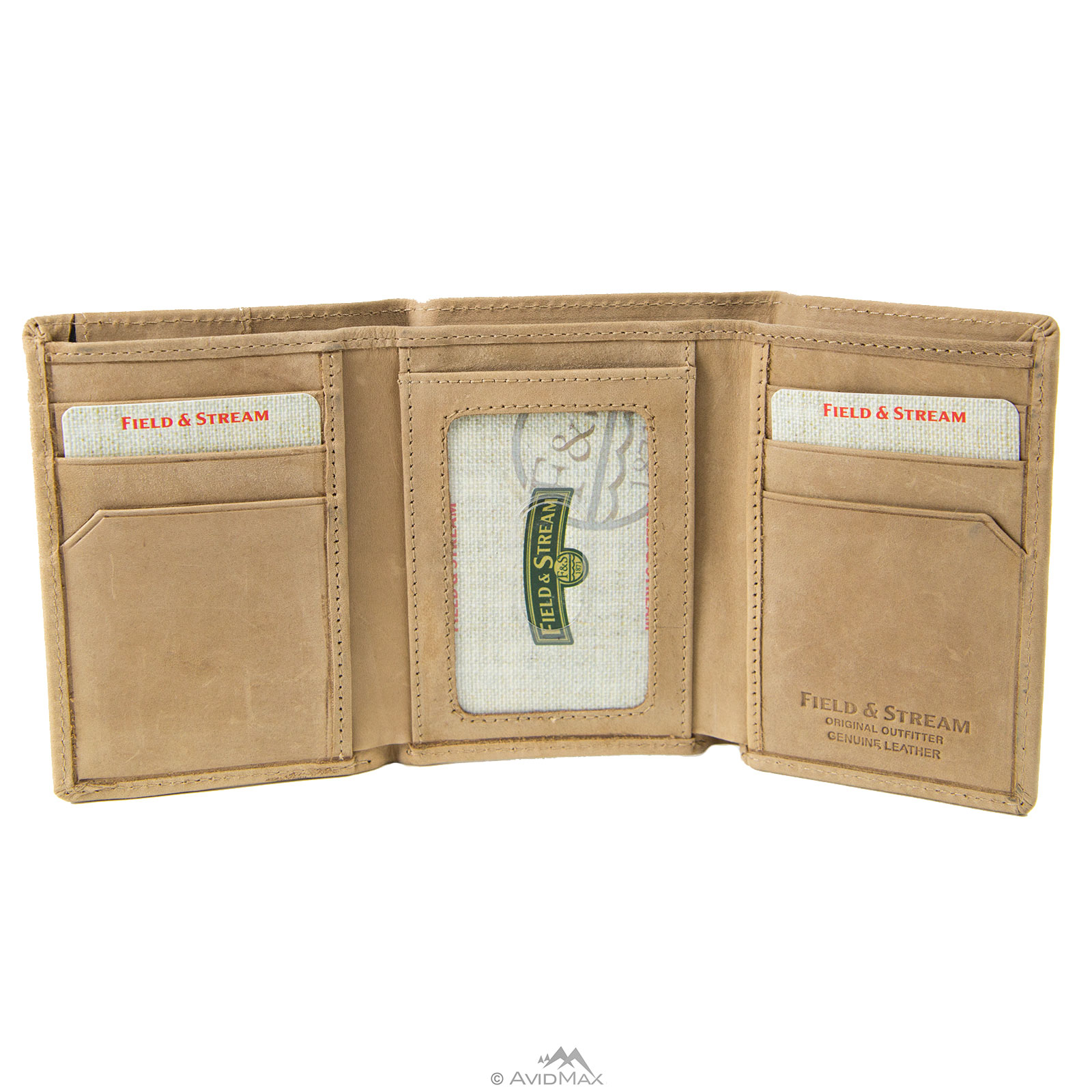 Field & Stream Ogden Leather ThreeFold Wallet AvidMax