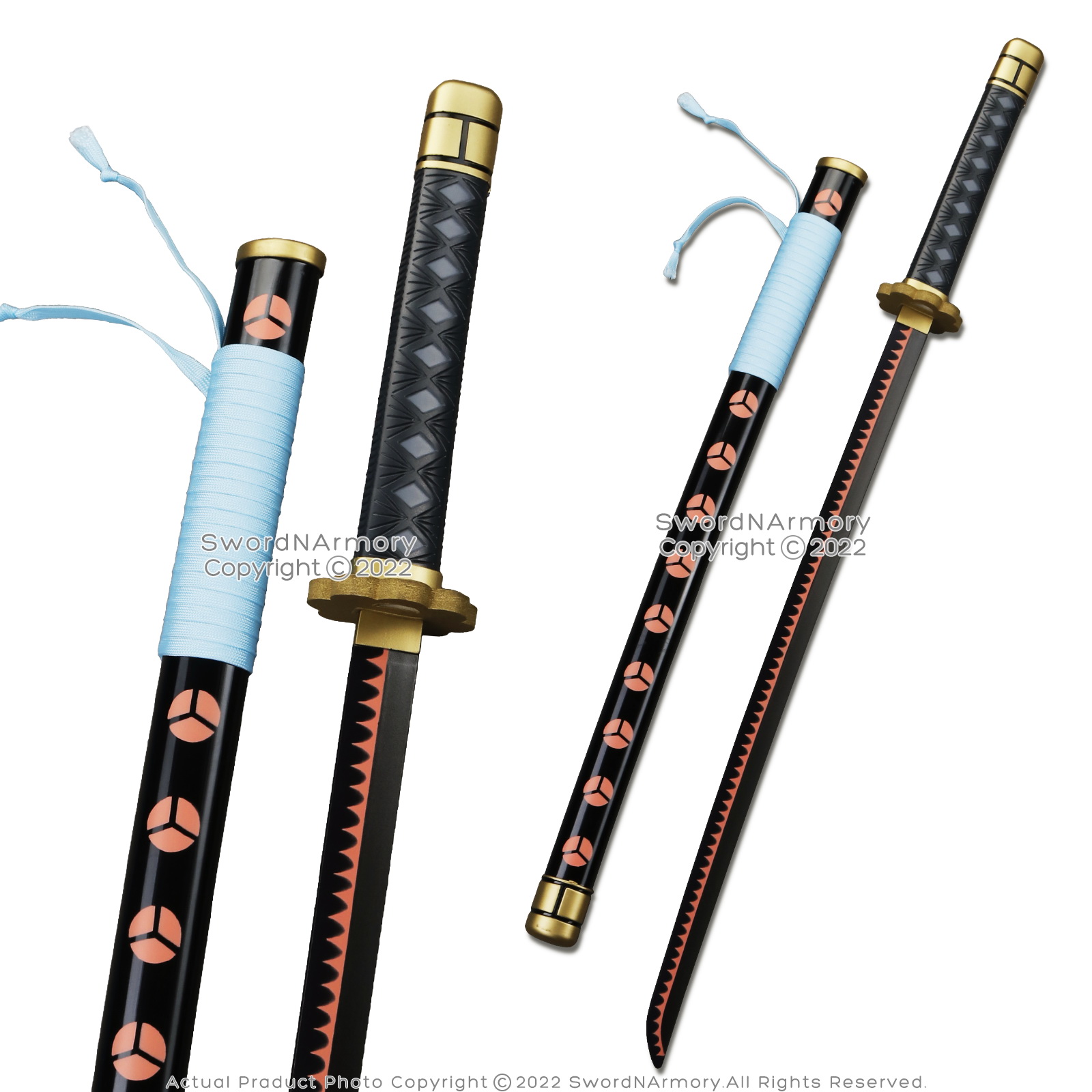LICENCIA OFICIAL UNA PIEZA 41” Espuma Roronoa Zoro Katana Anime Espadas K Y W S T - Imagen 11 de 18
