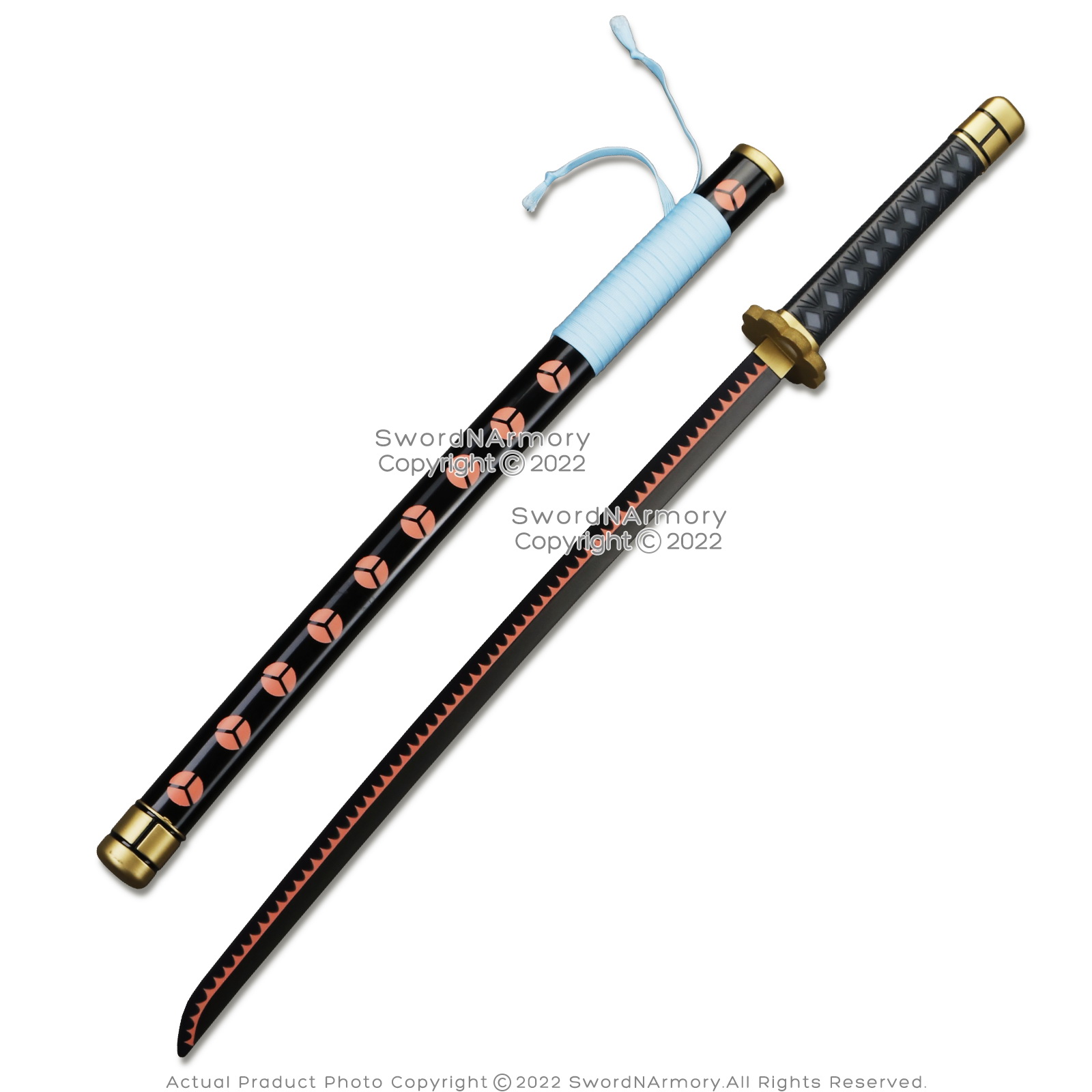 LICENCIA OFICIAL UNA PIEZA 41” Espuma Roronoa Zoro Katana Anime Espadas K Y W S T - Imagen 13 de 18