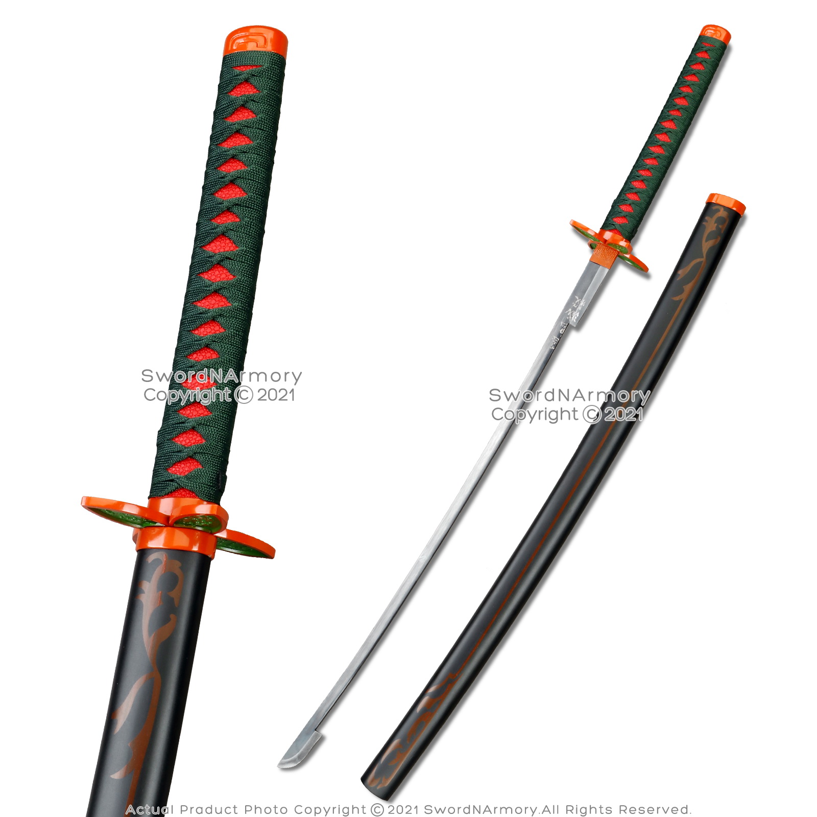 40.5” Steel Shinobu Kocho Nichirin Katana Stinger Fantasy Anime