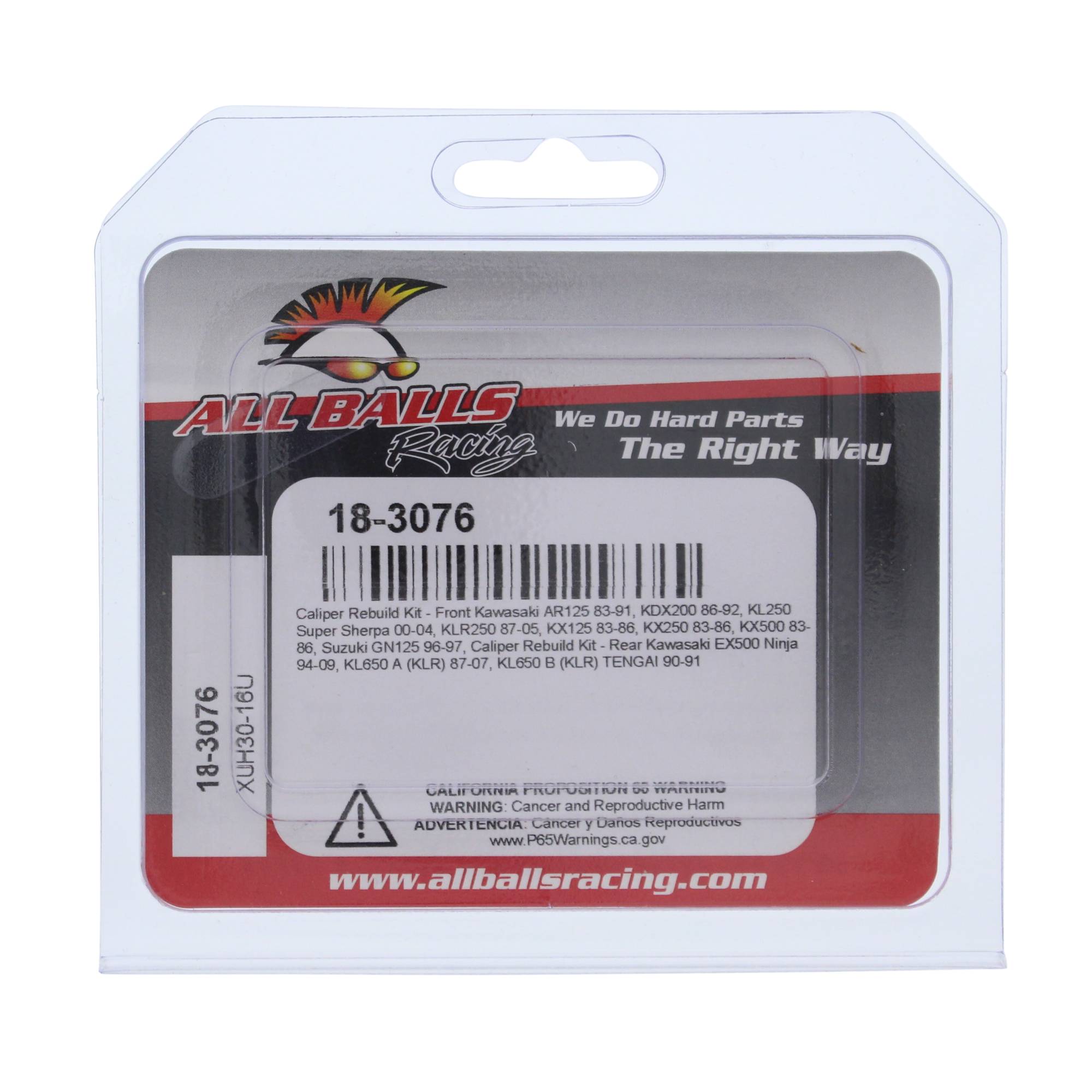 y All Balls Front Caliper Rebuild Kit 18-3076 For Kawasaki EX 500