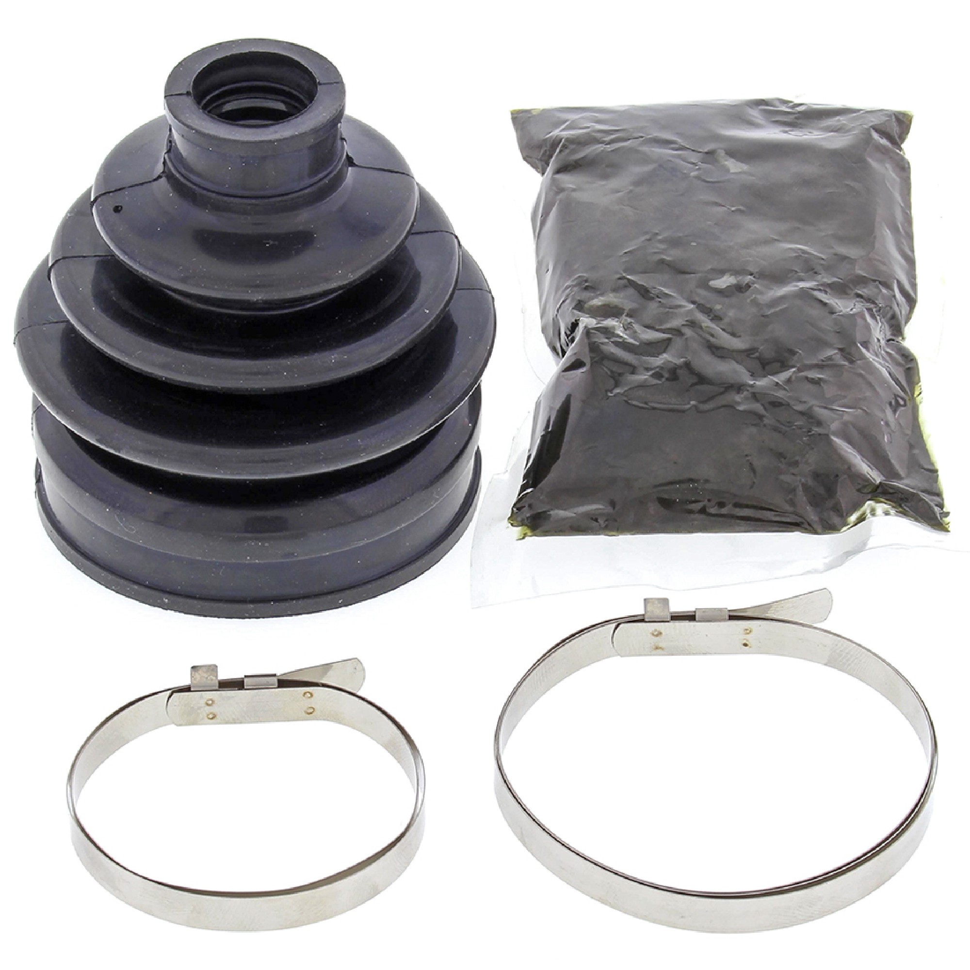 Complete Rear Inner /& Outer CV Boot Repair Kit Yamaha YFM700 Grizzly 2007-2008