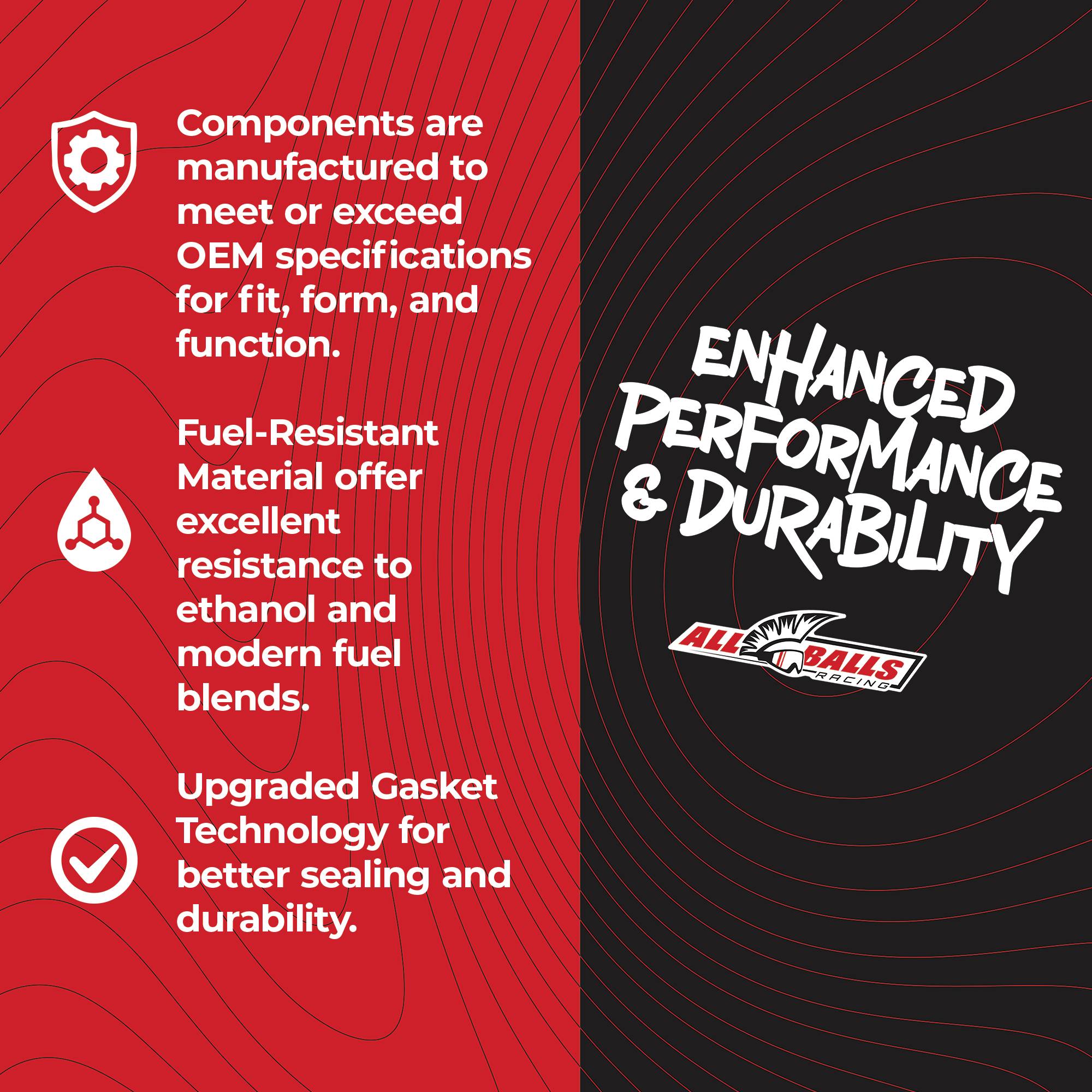 All Balls Carburetor Rebuild Kit (26-10025) For Honda NPS50 03-09 11-18 - View #5