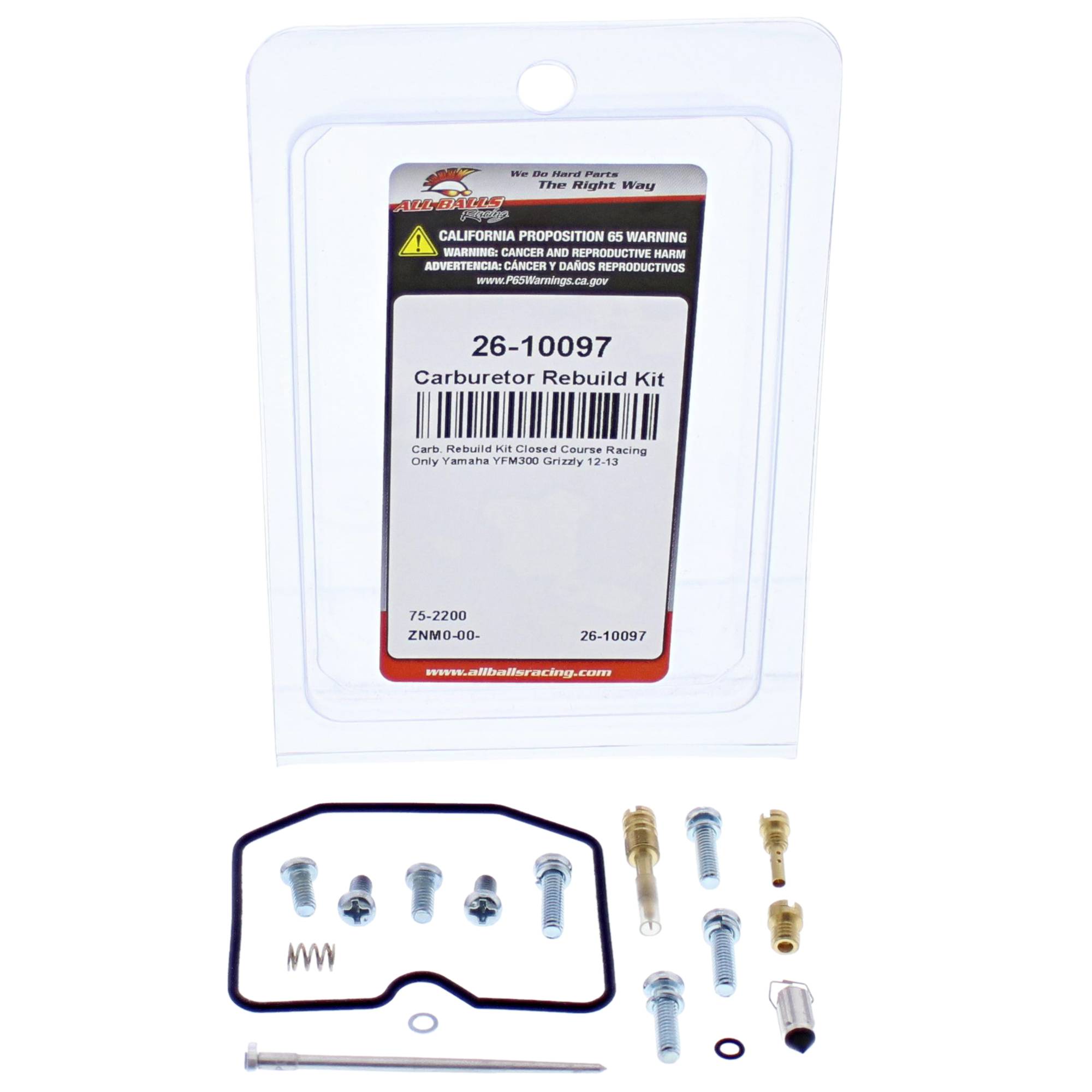 All Balls Carburetor Rebuild Kit Kawasaki Kfx90 2011-2016 | 26-1236