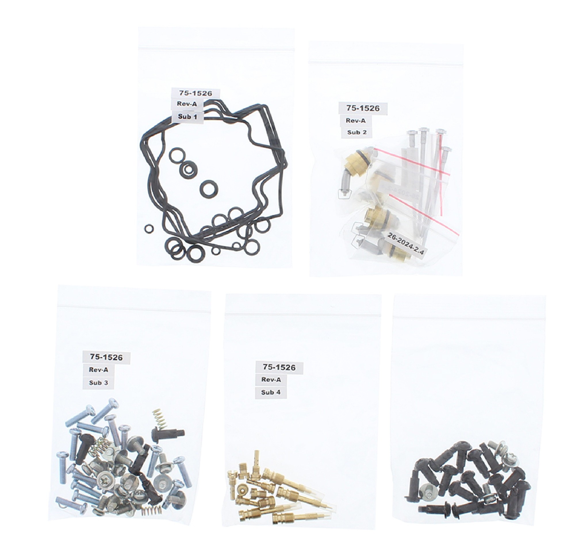 New All Balls Carburetor Rebuild Kit 26-1695 for Kawasaki ZX