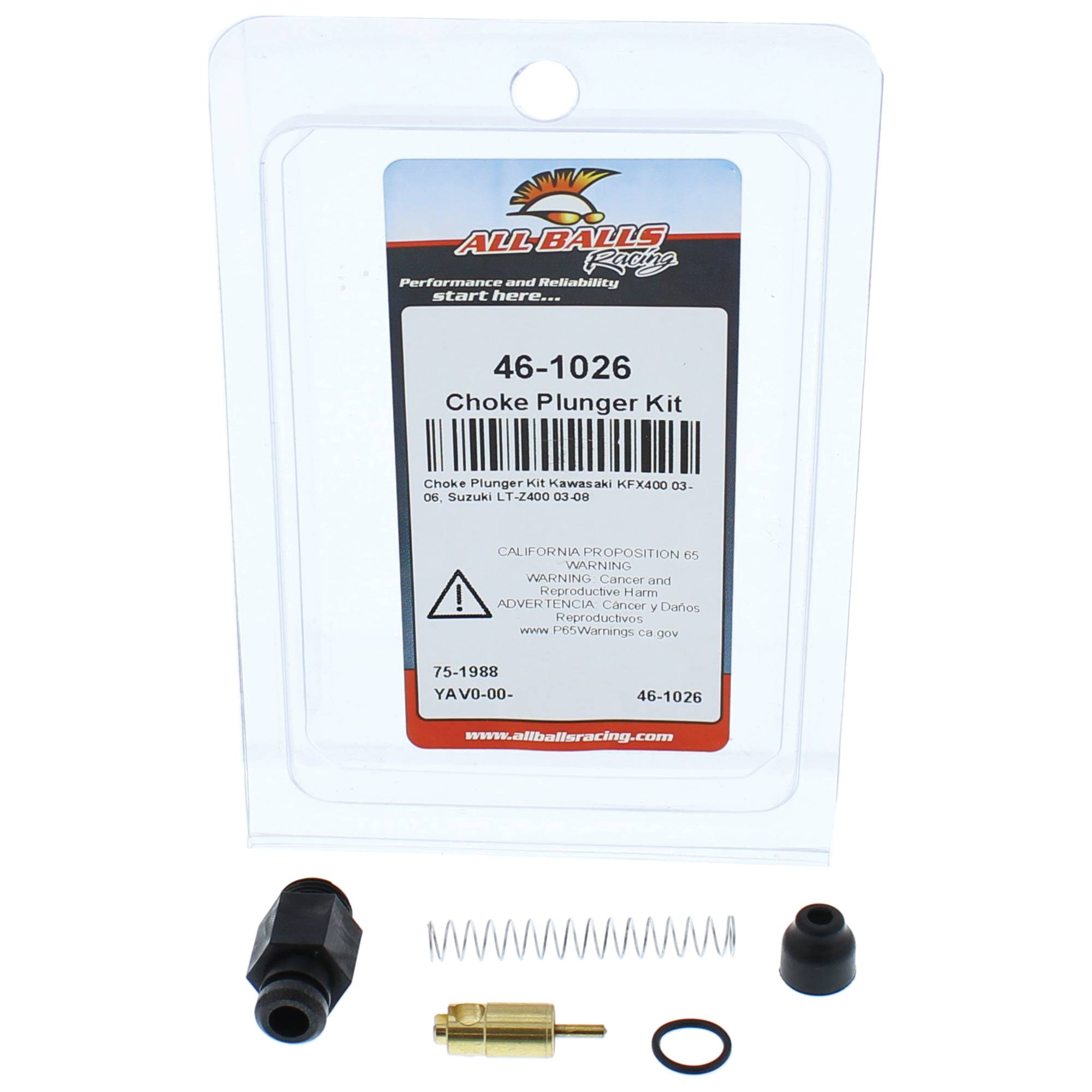 Carburetor Choke Plunger Holder Set For Kawasaki KFX400 - Foto 3