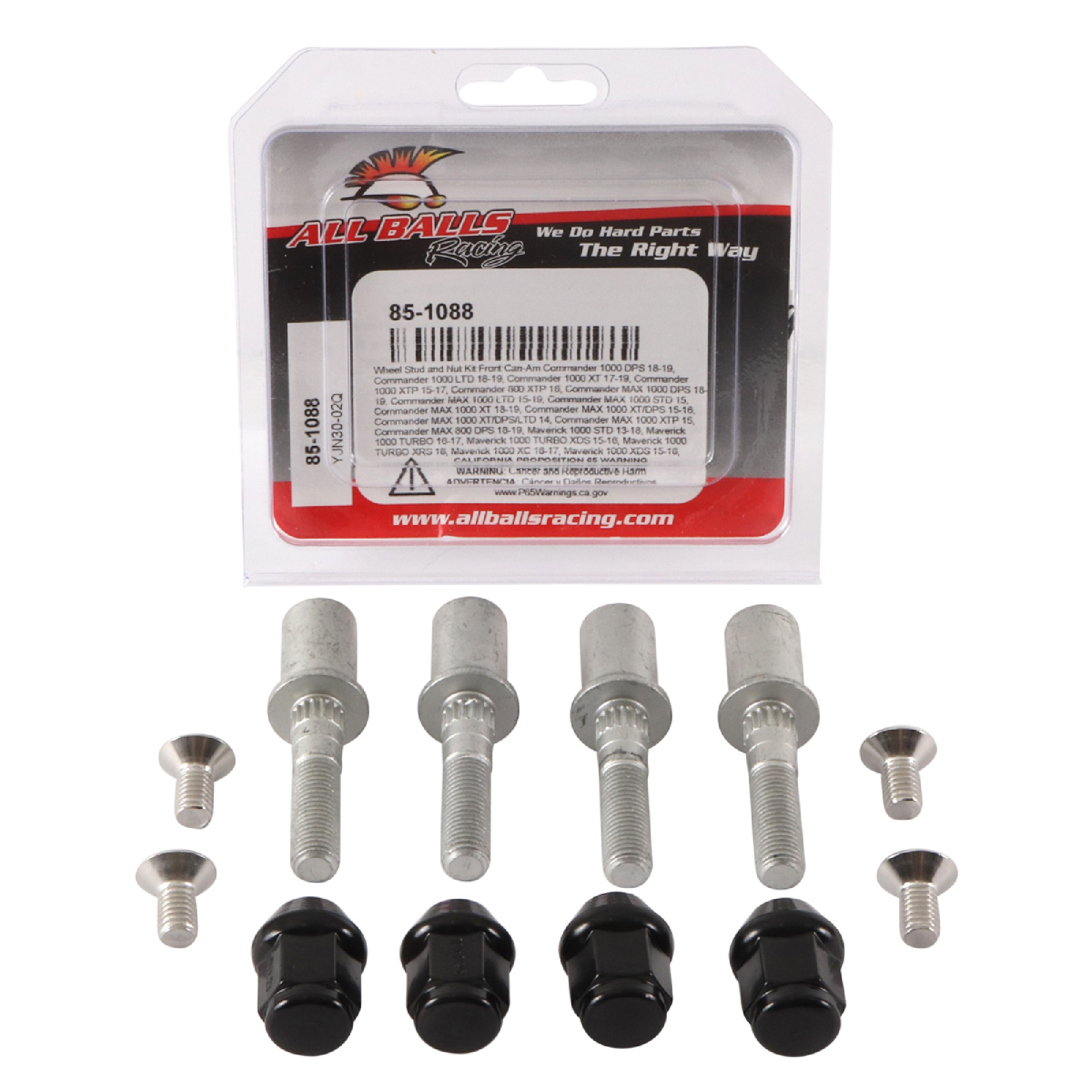 専用品attitude New All Balls Wheel Stud and Nut Kit 85-1088 for Can-Am