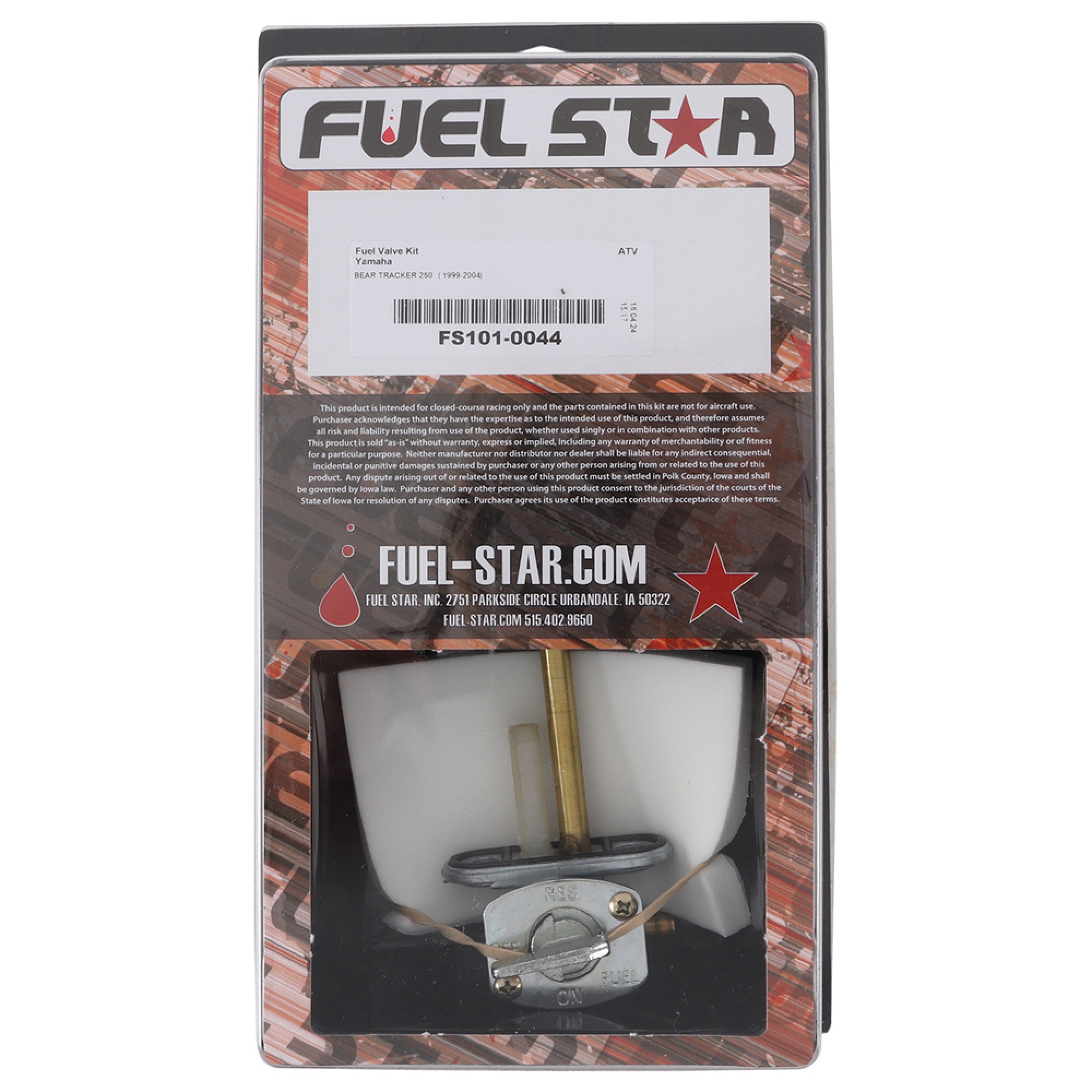 Fuel Star FS101-0038 Fuel Valve Kit