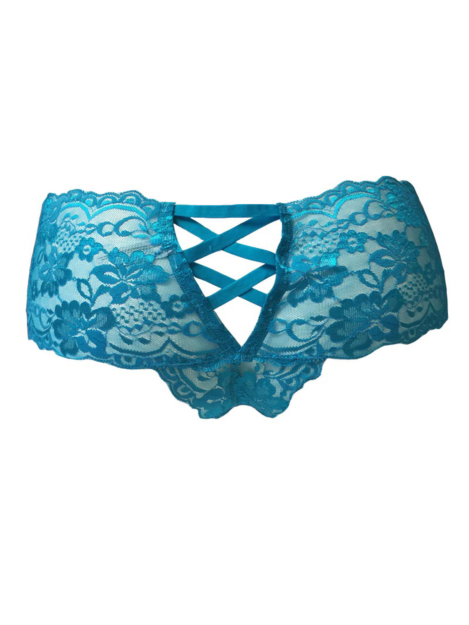 Full Figure Plus Size Lace Crotchless Boyshort Underwear Panty eBay