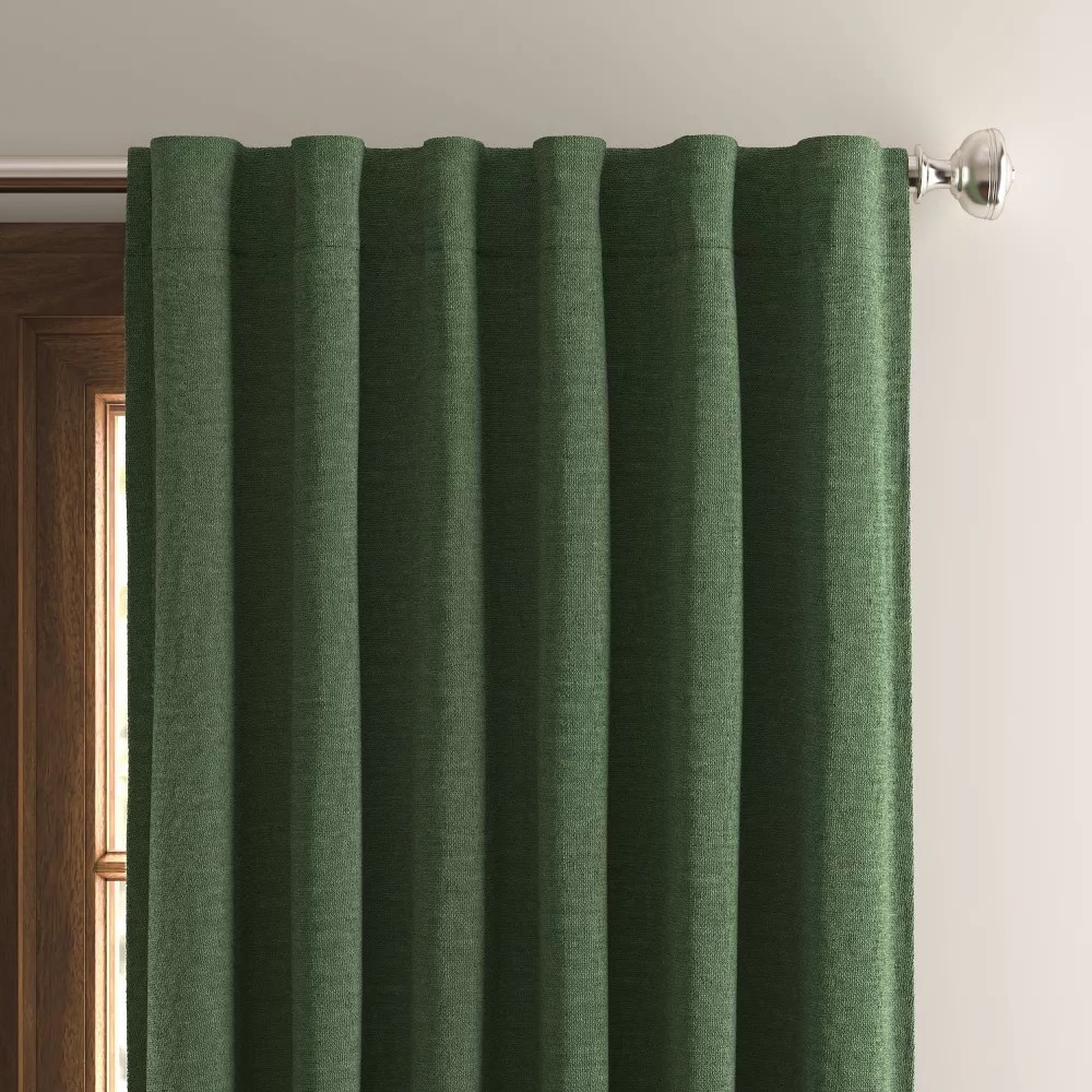 1pc Velvet Blackout Window Curtain Panel - Threshold - Picture 15 of 20