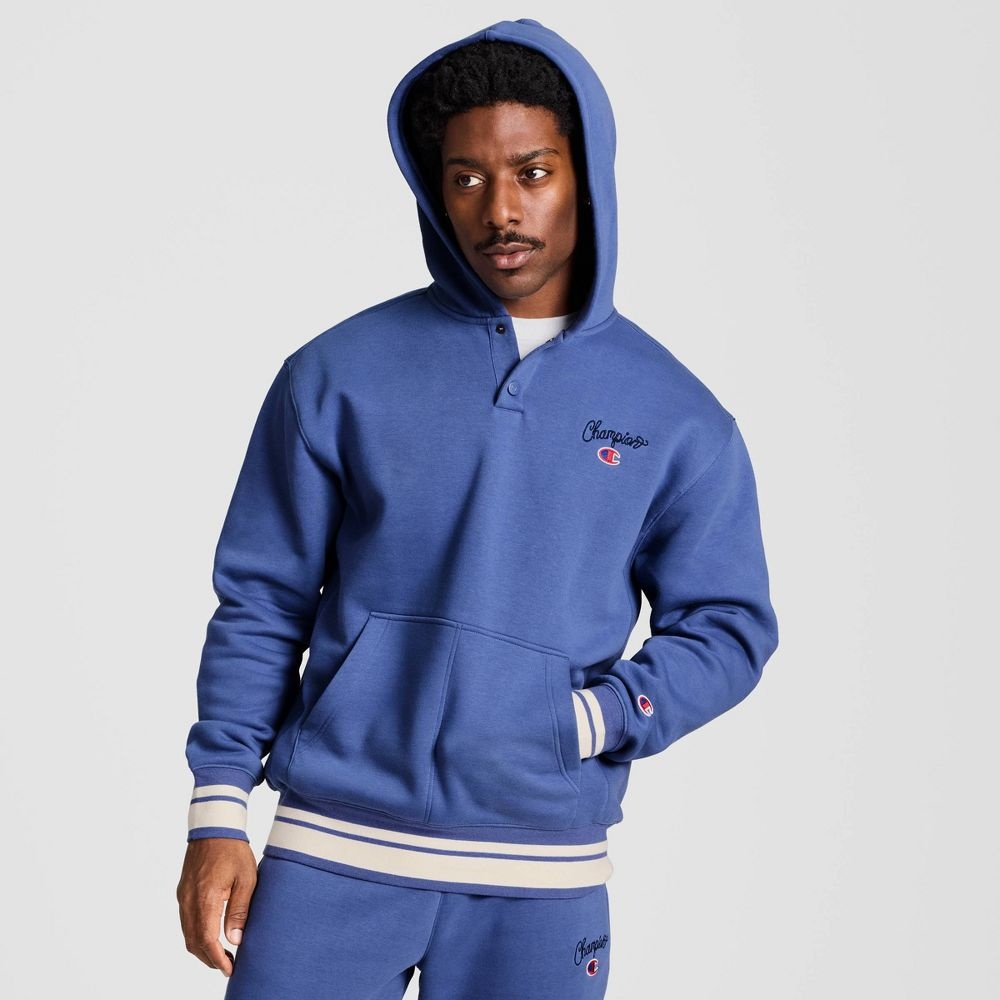 Champion Men Snap Hoodie | eBay