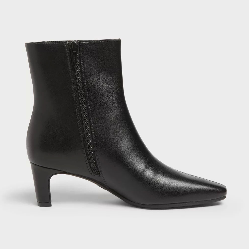 A New Day Women Tigris Memory Foam Ankle Boots – Black
