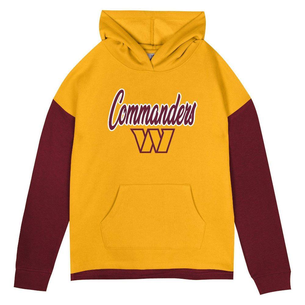 Washington Commanders Kids Pullover Hooded Hoodie Team Logo NFL Licensed Apparel - Picture 10 of 11