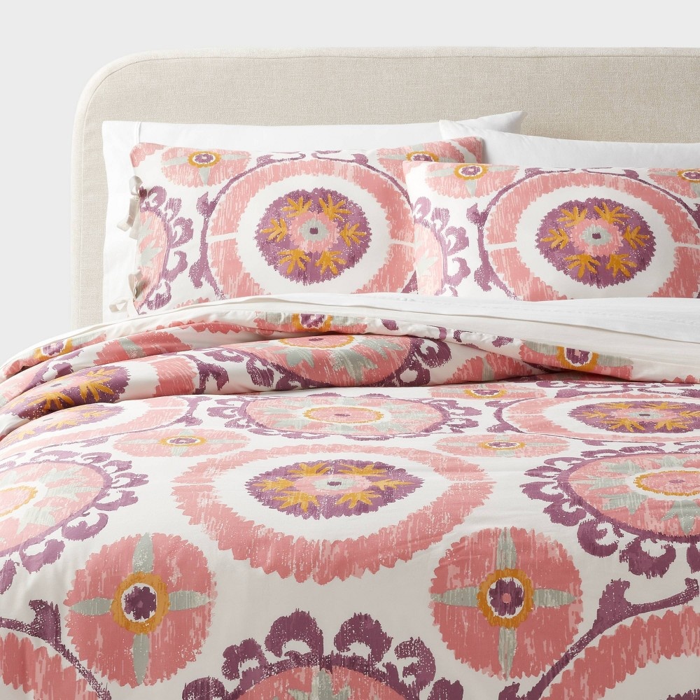 Boho Suzani Print Duvet Cover and Sham Set – Threshold